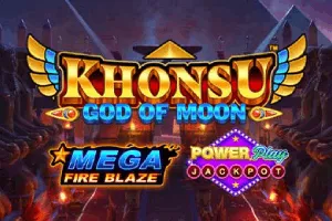 Playtech : Mega Fire Blaze: Khonsu God of Moon PowerPlay Jackpot - HUNIAN138