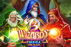 Playtech : Mega Fire Blaze: 3 Wizards - HUNIAN138